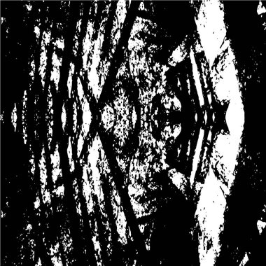 soyut siyah ve beyaz grunge şablonu, vektör illüstrasyonu