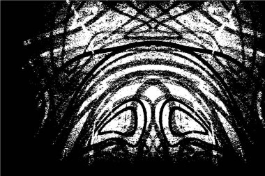 soyut siyah ve beyaz grunge şablonu, vektör illüstrasyonu