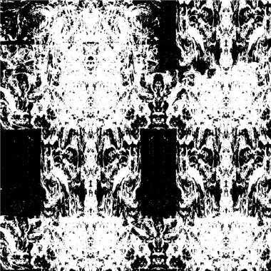 soyut siyah ve beyaz grunge şablonu, vektör illüstrasyonu