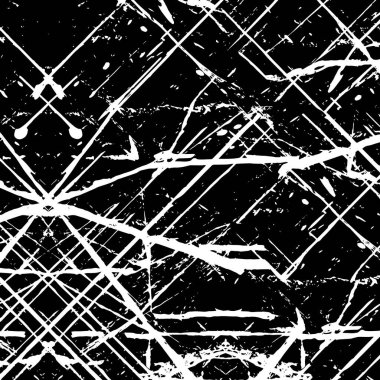 Grunge siyah ve beyaz kentsel vektör doku şablon. Karanlık dağınık toz sıkıntı arka plan kaplaması. Gürültü ve tahıl ile soyut noktalı, çizik, Vintage efekti oluşturmak kolay. Yaşlanma tasarım öğesi