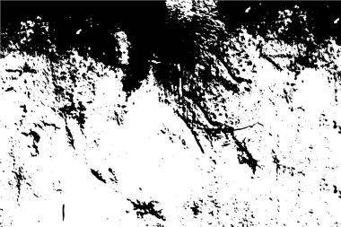 Grunge siyah ve beyaz kentsel vektör doku şablon. Karanlık dağınık toz sıkıntı arka plan kaplaması. Gürültü ve tahıl ile soyut noktalı, çizik, Vintage efekti oluşturmak kolay. Yaşlanma tasarım öğesi