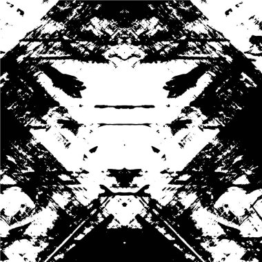 Grunge siyah ve beyaz kentsel vektör doku şablon. Karanlık dağınık toz sıkıntı arka plan kaplaması. Gürültü ve tahıl ile soyut noktalı, çizik, Vintage efekti oluşturmak kolay. Yaşlanma tasarım öğesi