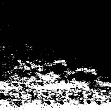 Grunge siyah ve beyaz kentsel vektör doku şablon. Karanlık dağınık toz sıkıntı arka plan kaplaması. Gürültü ve tahıl ile soyut noktalı, çizik, Vintage efekti oluşturmak kolay. Yaşlanma tasarım öğesi