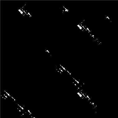 Grunge üst üste biniyor. Soyut siyah-beyaz vektör arkaplanı. Çatlak, leke ve noktalarda kirli desenli tek renkli klasik yüzey. Karanlık korku tarzında eski bir duvar.