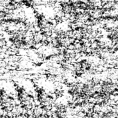 Sert siyah-beyaz dokular. Grunge 'un geçmişi. Soyut doku etkisi. Vektör İllüstrasyonu. 