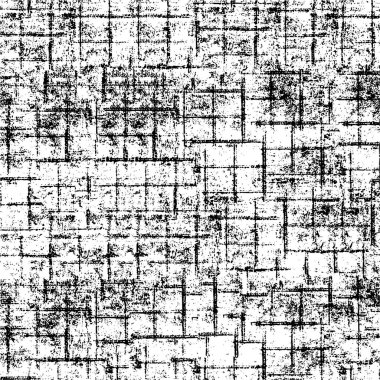 Sert siyah-beyaz dokular. Grunge 'un geçmişi. Soyut doku etkisi. Vektör İllüstrasyonu. 