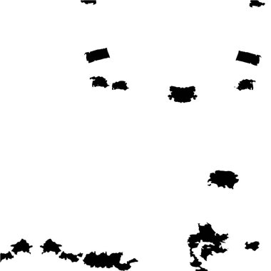 Sert siyah-beyaz dokular. Grunge 'un geçmişi. Soyut doku etkisi. Vektör İllüstrasyonu. 