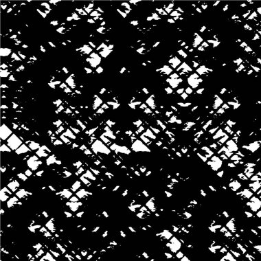 Sert siyah-beyaz dokular. Grunge 'un geçmişi. Soyut doku etkisi. Vektör İllüstrasyonu. 