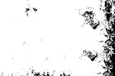 Sert siyah-beyaz dokular. Grunge 'un geçmişi. Soyut doku etkisi. Vektör İllüstrasyonu. 