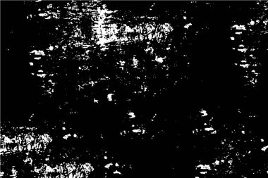 Sert siyah-beyaz dokular. Grunge 'un geçmişi. Soyut doku etkisi. Vektör İllüstrasyonu. 