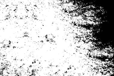 Sert siyah-beyaz dokular. Grunge 'un geçmişi. Soyut doku etkisi. Vektör İllüstrasyonu. 