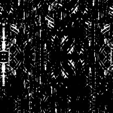 Kaba monokrom desen çizimi. Grunge 'un geçmişi. Soyut doku efekti.