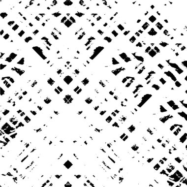Grunge üst üste biniyor. Soyut siyah-beyaz vektör arkaplanı. Çatlak, leke ve noktalarda kirli desenli tek renkli klasik yüzey. Karanlık korku tarzında eski bir duvar.