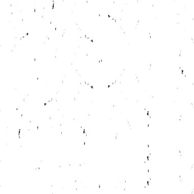 Grunge üst üste biniyor. Soyut siyah-beyaz vektör arkaplanı. Çatlak, leke ve noktalarda kirli desenli tek renkli klasik yüzey. Karanlık korku tarzında eski bir duvar.