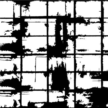 Siyah beyaz desenli sıkıntılı bir model. vektör arkaplanı grunge soyut vektör çizimi.