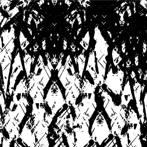 Monochrome Abstracte Textuur Zwart Wit Tinten — Stockvector