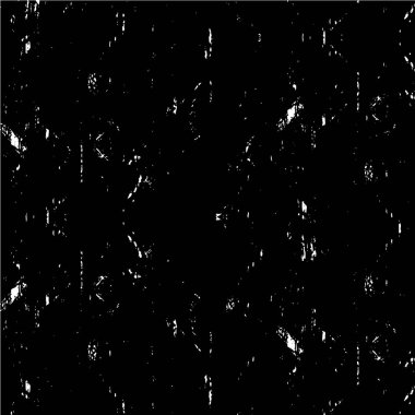 Grunge üst üste biniyor. Soyut siyah-beyaz vektör arkaplanı. Çatlak, leke ve noktalarda kirli desenli tek renkli klasik yüzey. Karanlık korku tarzında eski bir duvar.