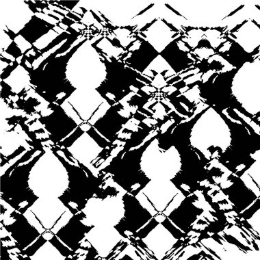 beyaz üzerine siyah desenler