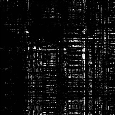 Siyah beyaz desenli, noktalı, lekeli, çizik ve çizikli sıkıntılı bir arkaplan. Soyut vektör illüstrasyonu.