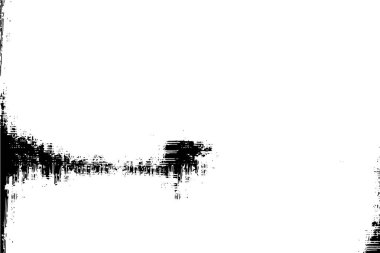 Çizik ve çiziklerle dolu siyah ve beyaz bir arkaplan. soyut vektör illüstrasyonu.