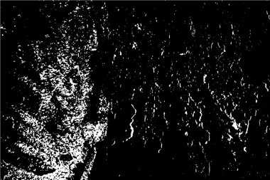 Çatlamış beton, taş ya da asfaltın sıkıntılı örtülü dokusu. Grunge 'un arka planı. soyut yarım ton vektör çizimi