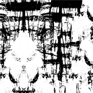 Soyut grunge arkaplanı. Monokrom dokusu. Siyah ve beyaz desenli arkaplan