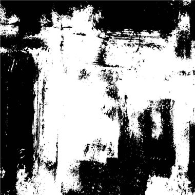 Çatlamış beton, taş ya da asfaltın sıkıntılı örtülü dokusu. Grunge 'un arka planı. soyut yarım ton vektör çizimi