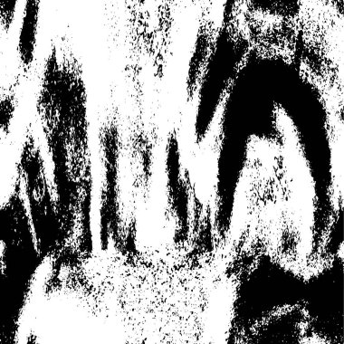 Grunge üst üste biniyor. Soyut siyah-beyaz vektör arkaplanı. Çatlak, leke ve noktalarda kirli desenli tek renkli klasik yüzey. Karanlık korku tarzında eski bir duvar.