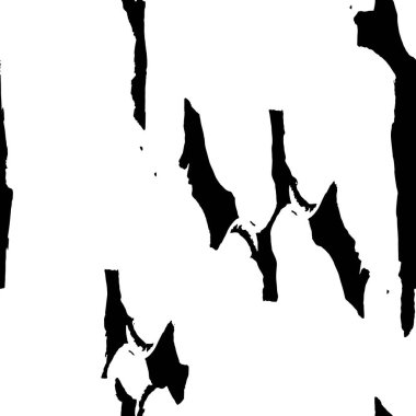 Grunge üst üste biniyor. Soyut siyah-beyaz vektör arkaplanı. Çatlak, leke ve noktalarda kirli desenli tek renkli klasik yüzey. Karanlık korku tarzında eski bir duvar.