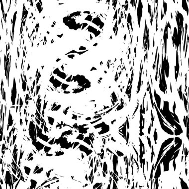 Soyut grunge arkaplanı. Monokrom dokusu. Siyah ve beyaz desenli arkaplan