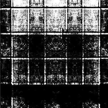 Çizik ve çiziklerle dolu siyah beyaz bir arka plan. Soyut vektör illüstrasyonu.