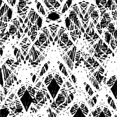 Çizik ve çiziklerle dolu siyah beyaz bir arka plan. Soyut vektör illüstrasyonu.