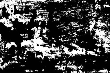 Çizik ve çiziklerle dolu siyah beyaz bir arka plan. Soyut vektör illüstrasyonu.