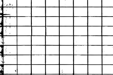 Çizik ve çiziklerle dolu siyah beyaz bir arka plan. Soyut vektör illüstrasyonu.