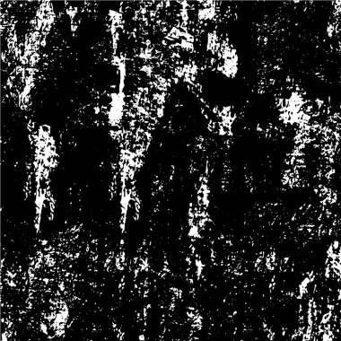 Çizik ve çiziklerle dolu siyah beyaz bir arka plan. Soyut vektör illüstrasyonu.