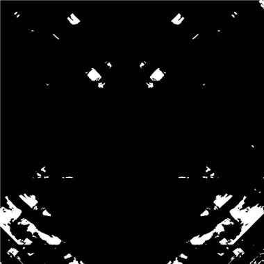 Siyah beyaz dokusunda sıkıntılı bir arka plan. soyut vektör illüstrasyonu.