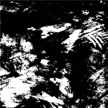 Siyah beyaz dokusunda sıkıntılı bir arka plan. soyut vektör illüstrasyonu.