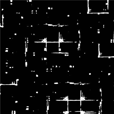 Siyah beyaz dokusunda sıkıntılı bir arka plan. soyut vektör illüstrasyonu.