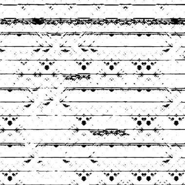 Siyah beyaz dokusunda sıkıntılı bir arka plan. soyut vektör illüstrasyonu.