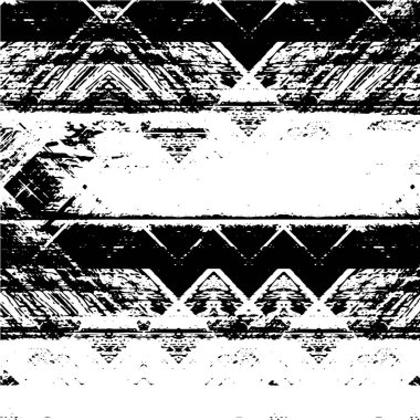 Siyah beyaz dokusunda sıkıntılı bir arka plan. soyut vektör illüstrasyonu.