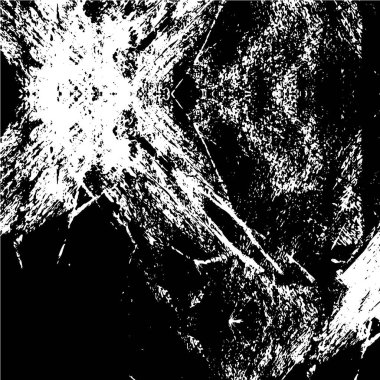 Siyah beyaz dokusunda sıkıntılı bir arka plan. soyut vektör illüstrasyonu.