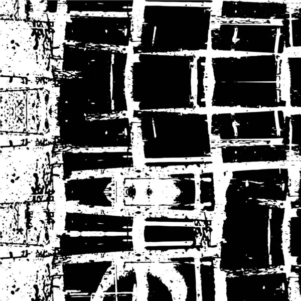 Texture Affligée Avec Texture Noire Blanche Grunge Arrière Plan Demi — Image vectorielle