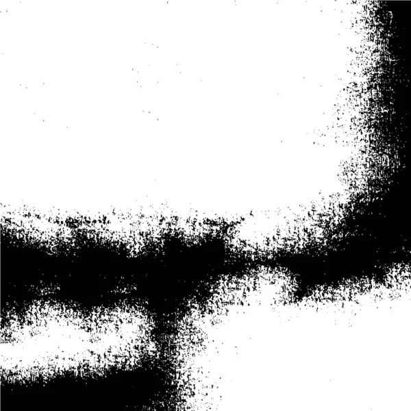 黒と白のグラウンジテクスチャー ヴィンテージオーバーレイ 汚れた 粗い設計のための抽象的な背景 苦悩のイラスト 物体のための場所 グランジ グラウンジ — ストックベクタ