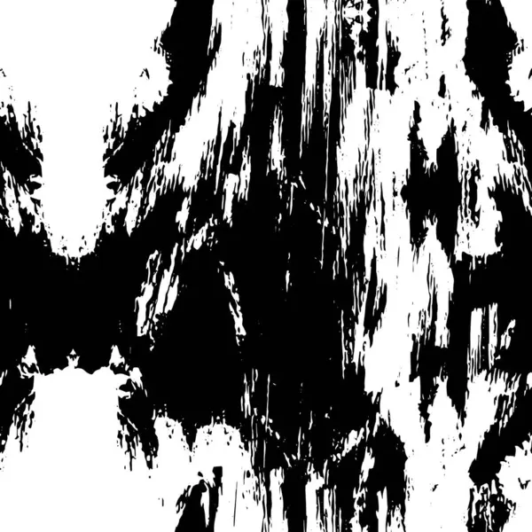 Abstracte Achtergrond Monochrome Textuur Zwart Wit Getextureerd — Stockvector