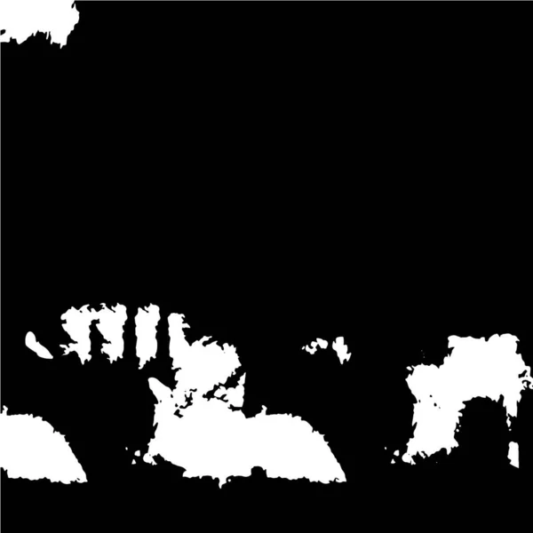 Coup Brosse Noir Texture Main Abstraite Grunge Peint — Image vectorielle