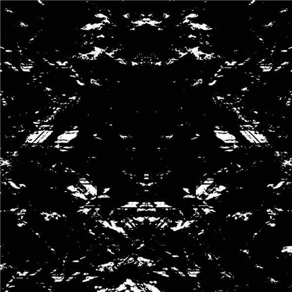 抽象的な黒と白のグランジのテクスチャ背景 — ストックベクタ
