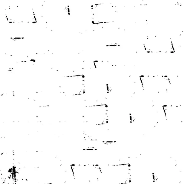 Grunge Noir Blanc Texture Superposition Grunge Texture Abstraite Poussière Rugueux — Image vectorielle