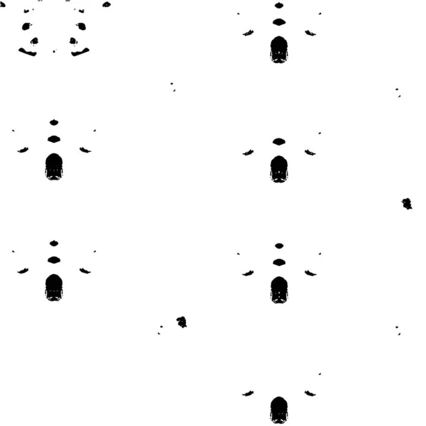 Vektor Schwarz Weiß Nahtlose Handgezeichnete Pinselstriche — Stockvektor