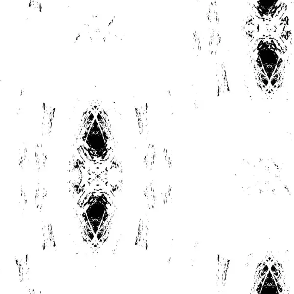 Verzweifelten Hintergrund Schwarz Weißer Textur Mit Abstrakten Und Linien Abstrakten — Stockvektor