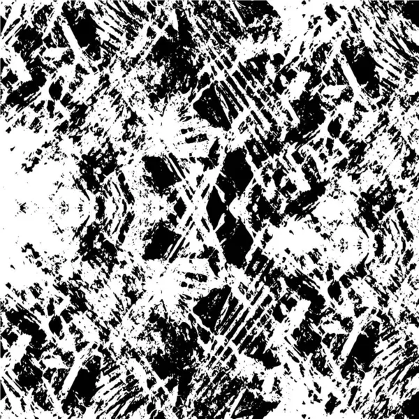 Texture Grunge Détresse Blanc Noir Trace Rugueuse — Image vectorielle